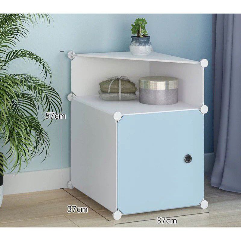 TỦ NHỰA LẮP GHÉP MINI 2 TẦNG ĐỂ ĐẦU GIƯỜNG NHỎ GỌN ( chọn màu theo phân loại)  bảo hành 1 năm