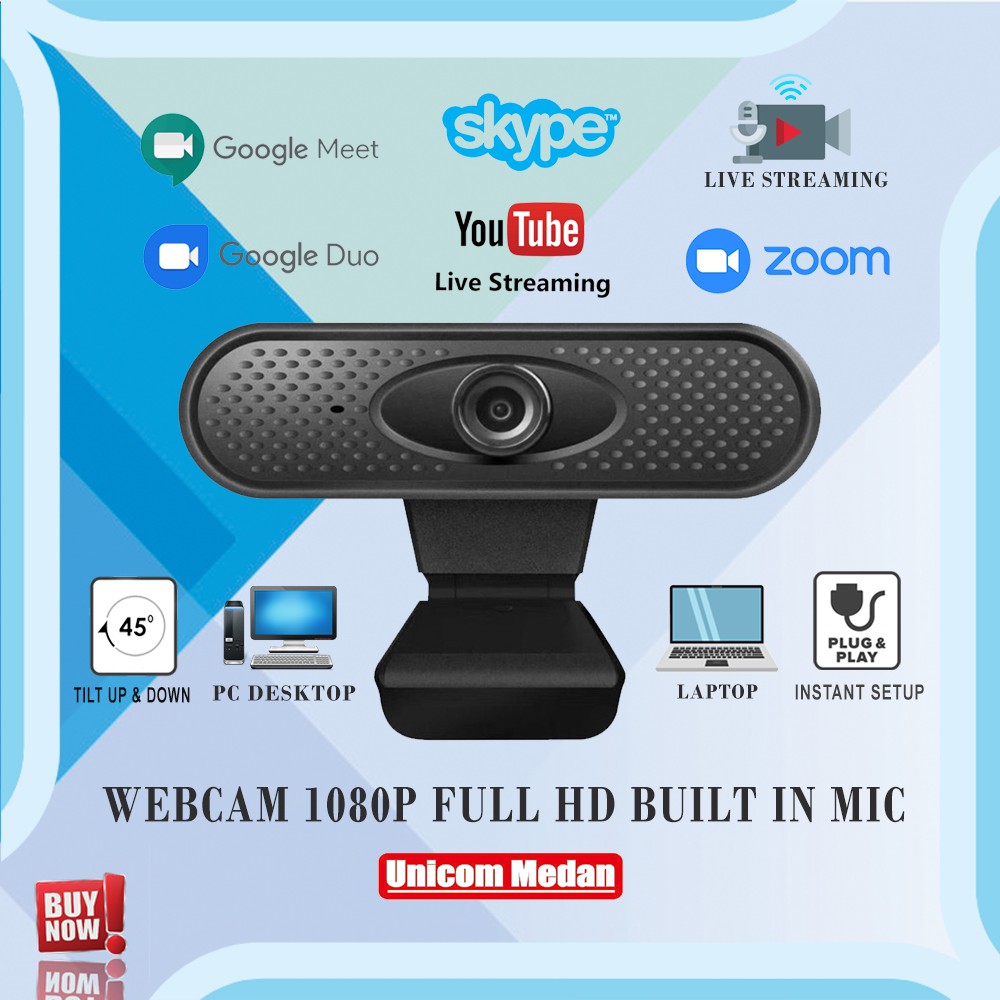 Webcam Full Hd 1080p Tích Hợp Micro
