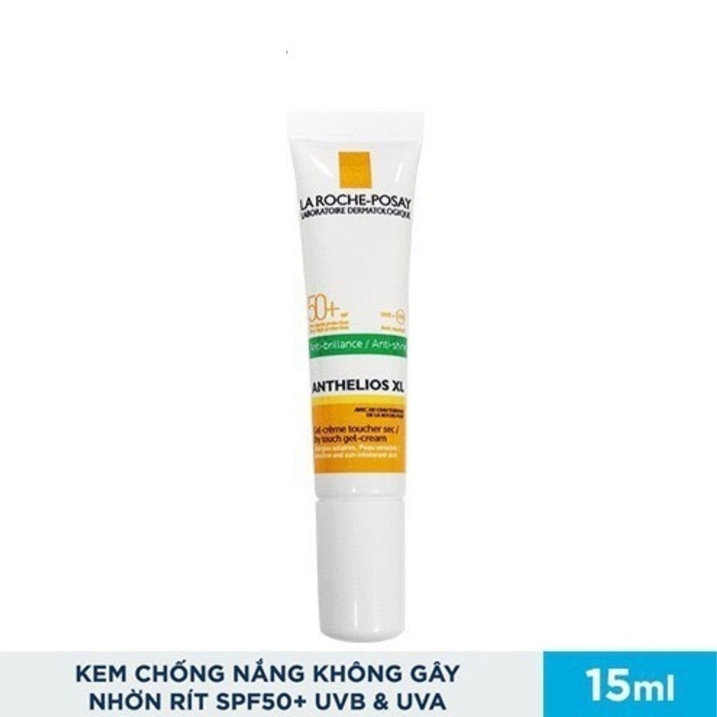 Kem chống nắng không màu kiểm soát dầu La Roche-Posay Anthelios XL 15ml