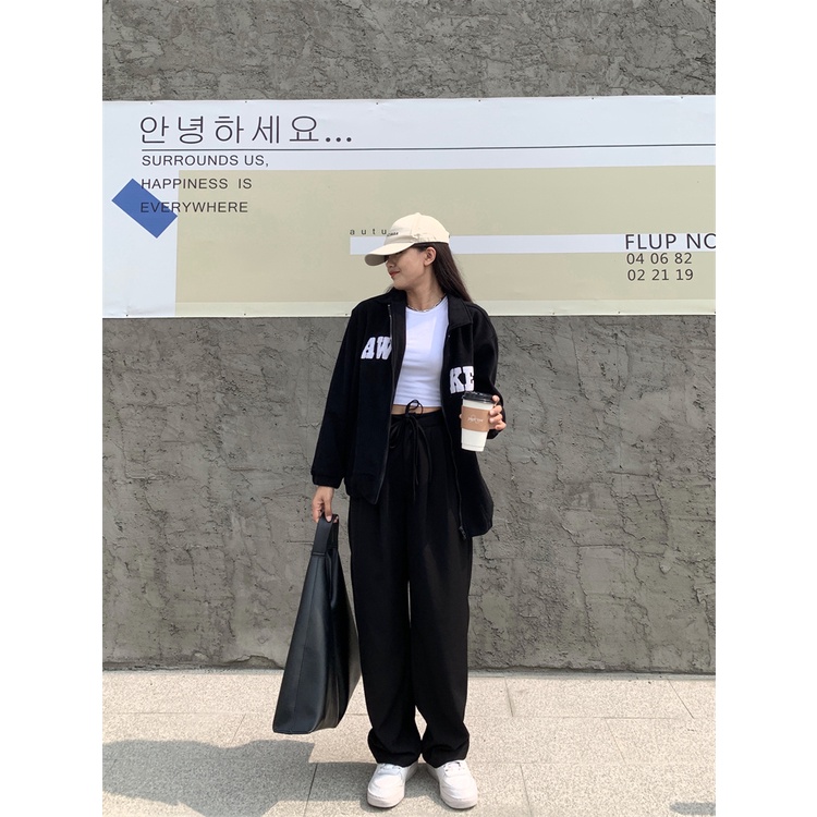 Quần ống rộng dáng suông thời trang