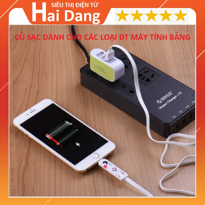 Ổ Cắm Sạc 3 Cổng USB 3.1A (Màu Ngẫu Nhiên)