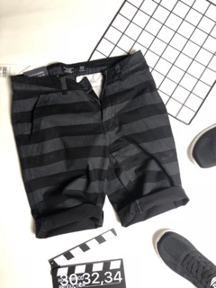 Quần Short Kaki Sọc Nam