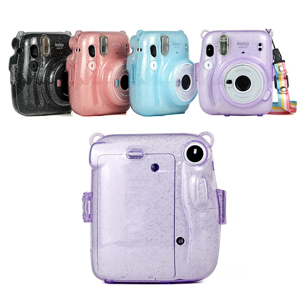 Instax Mini 11- Vỏ nhựa case trong cho máy ảnh Instax Mini 11