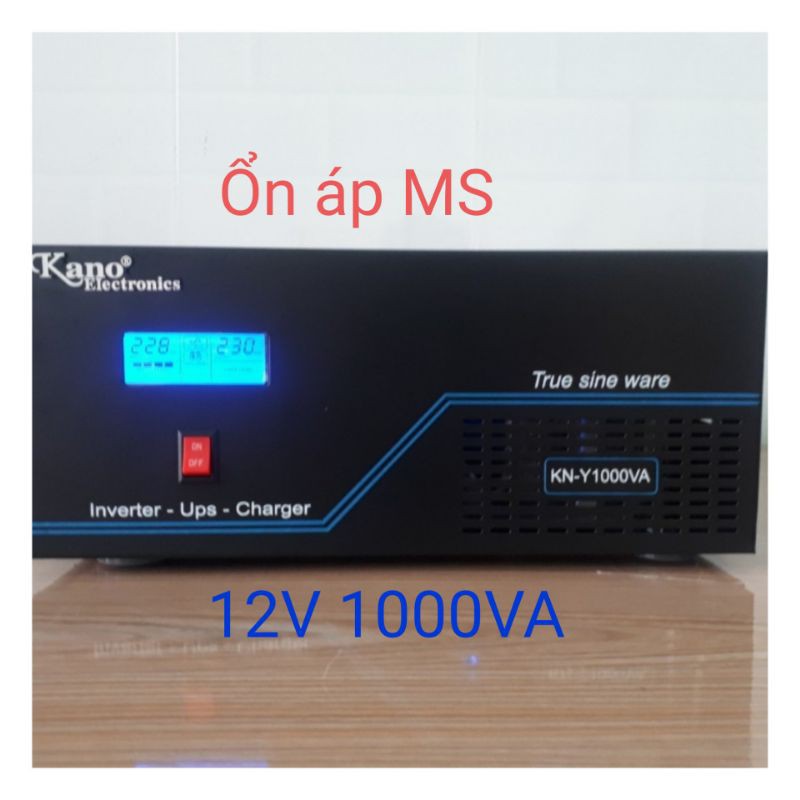 Inverter_ ups KANO sin chuẩn 1000VA(650W)- 12V