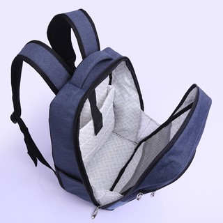 Balo du lịch SAKOS OMEGA i15 (Xanh đen phối xanh lợt)