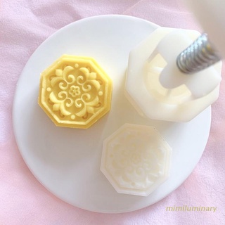 Khuôn bánh trung thu hình lưới cửa sổ 3D cạnh bát giác đa dụng tiện lợi