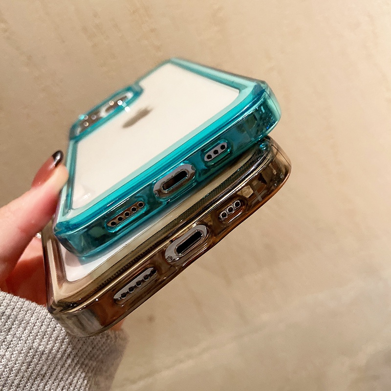 Ốp Điện Thoại Acrylic Cứng Trong Suốt Chống Sốc Chống Va Chạm Cho iPhone 14 13 11 12 pro max 13 pro max