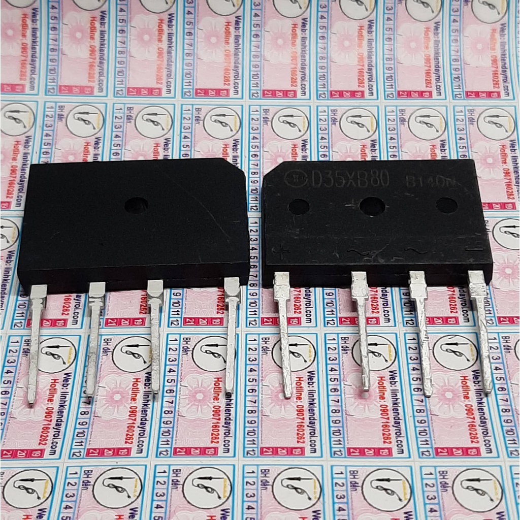 D35XB80 DIODE cầu chỉnh lưu 35A 800V DIP-4