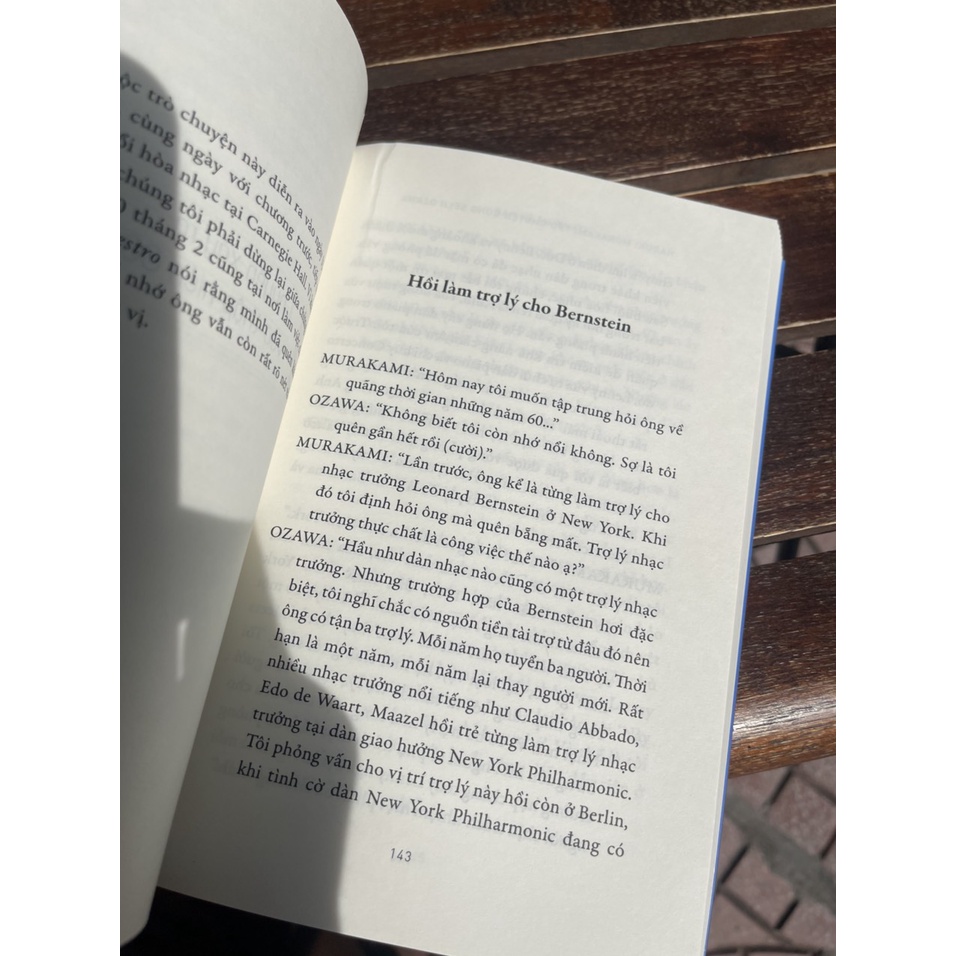 Sách - Bàn về âm nhạc: Trò chuyện cùng Seiji Ozawa – Haruki Murakami - Nhã Nam