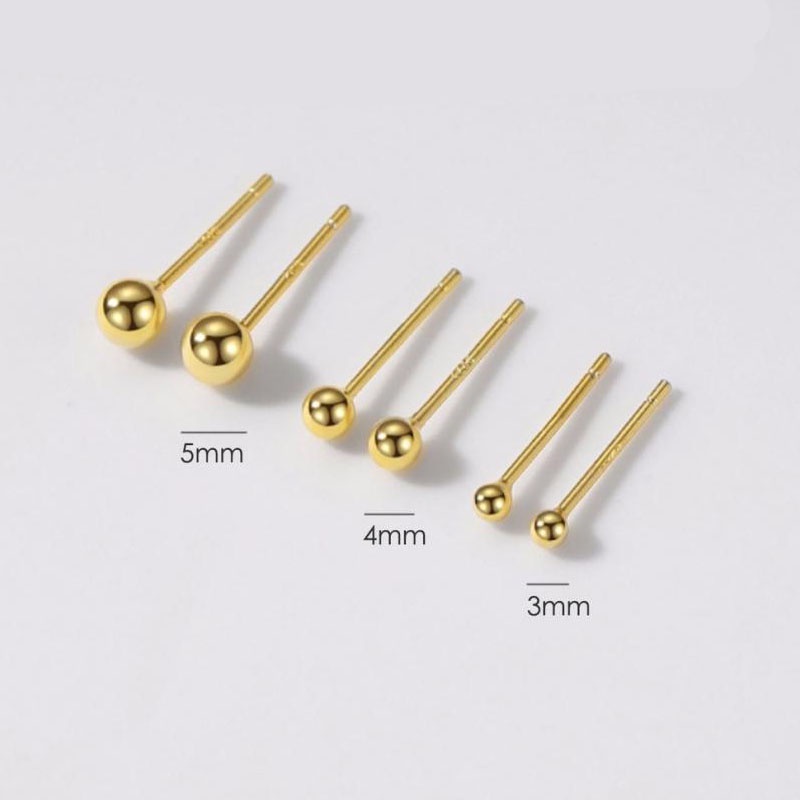 Bông tai mạ bạc 925 thiết kế kiểu dáng đơn giản thời trang cho nữ