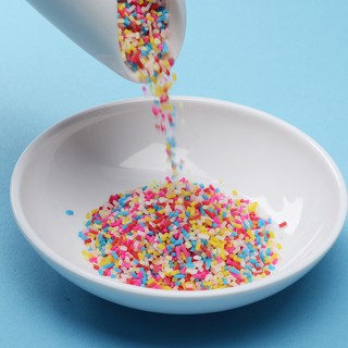 Cốm trang trí slime cầu vồng gói nhỏ 10g