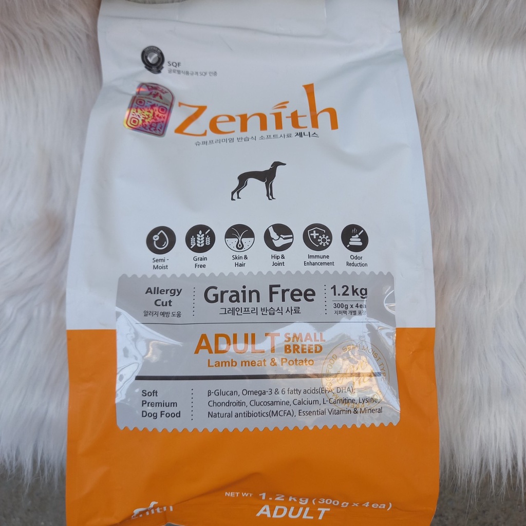 Thức ăn cho chó hạt mềm Zenith 1,2kg, Hạt mềm Zenith