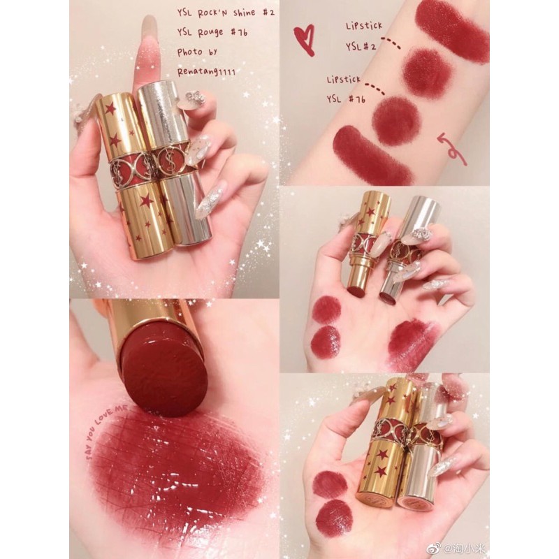 [CÓ SẴN - ĐỦ BILL - AUTHENTIC] Son Ysl Shine 76 vợt sale bill duty - ảnh shop tự chụp | BigBuy360 - bigbuy360.vn