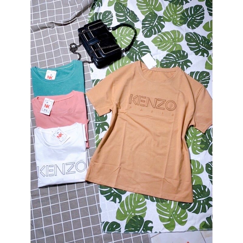 Áo thun nữ cổ tròn chất vải cotton 100% thoáng mát (size 47kg-63kg)