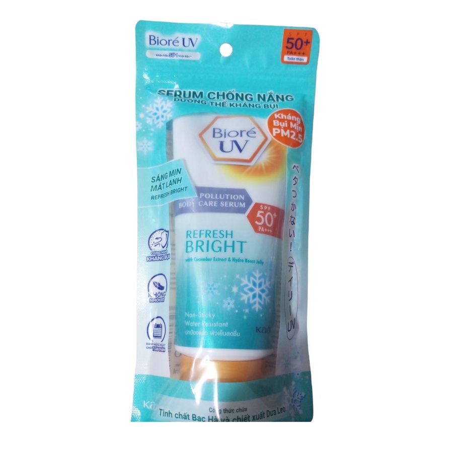Kem Chống Nắng Body Mịn Da Dưỡng Thể Bioré Kháng Bụi, Sáng Mịn Mát Lạnh , Tươi Trẻ Làn Da SPF 50+/PA+++ 50ml/150ml