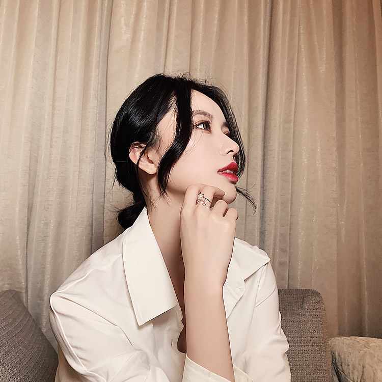 Nhẫn kim loại đính ngọc trai tinh tế sang trọng cho nữ