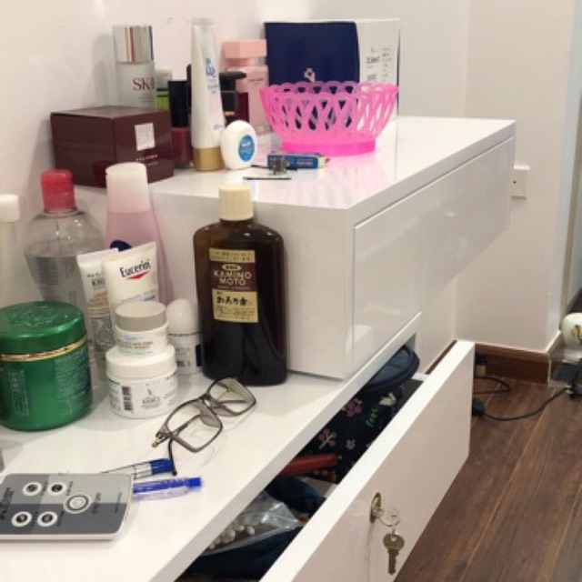 ✅ Bàn trang điểm treo tường mini đẹp 60cm BTD-5652 | BigBuy360 - bigbuy360.vn