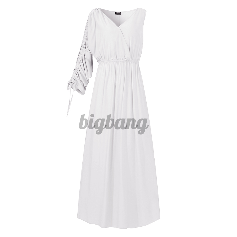 Đầm Maxi Trễ Vai Cổ Chữ V Plus Size | BigBuy360 - bigbuy360.vn
