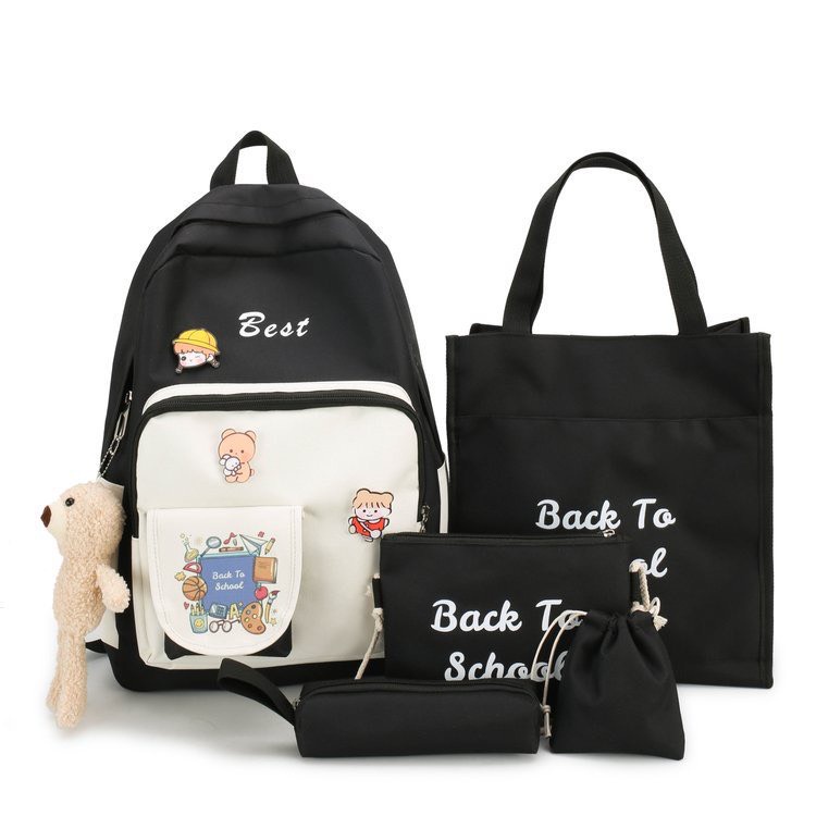 Balo 4 Món Ulzzang học sinh sinh viên laptop cấp 1 2 3 - Back to school