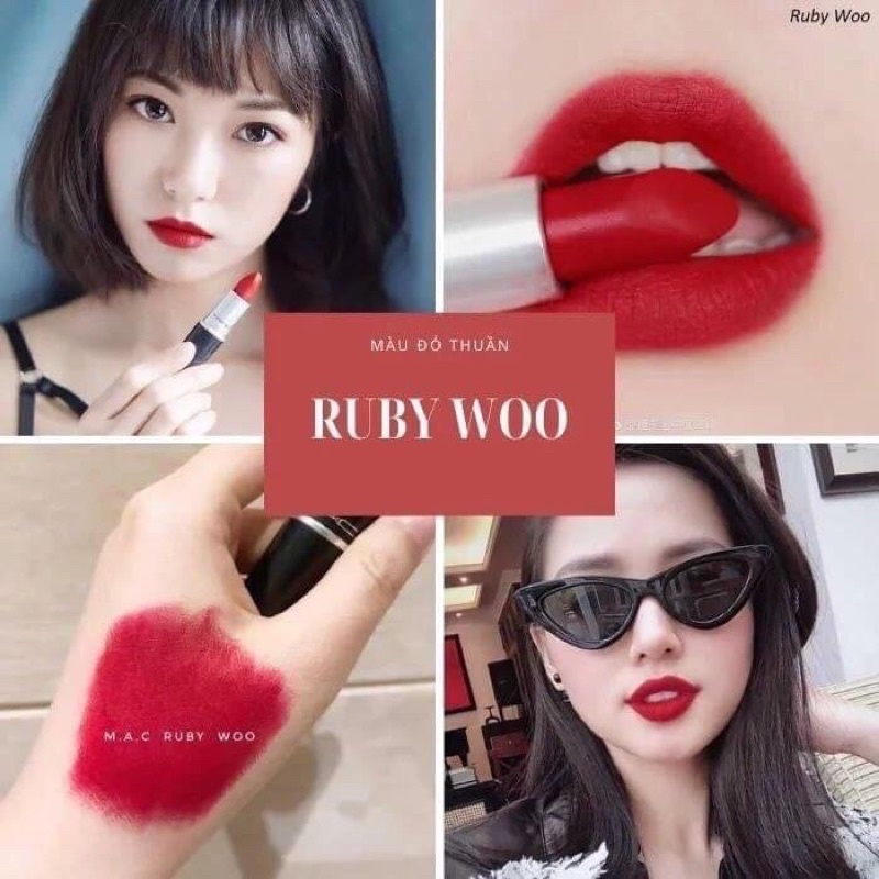 Son MAC chính hãng Ruby Woo, Devote To Chili, Lady Bug, Marrakesh, Bated Breath các màu ( Hàng mới về )