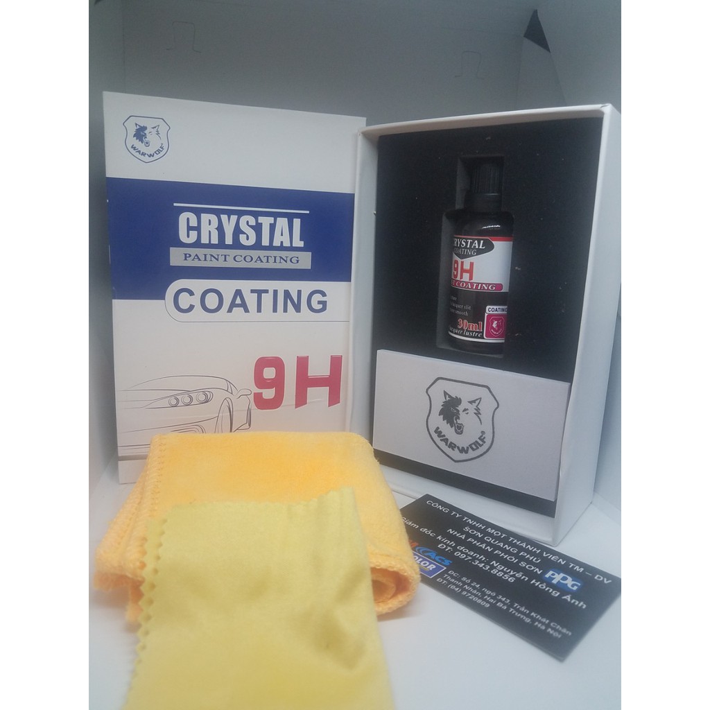 Bộ phủ Ceramic 9H CRYSTAL COATING