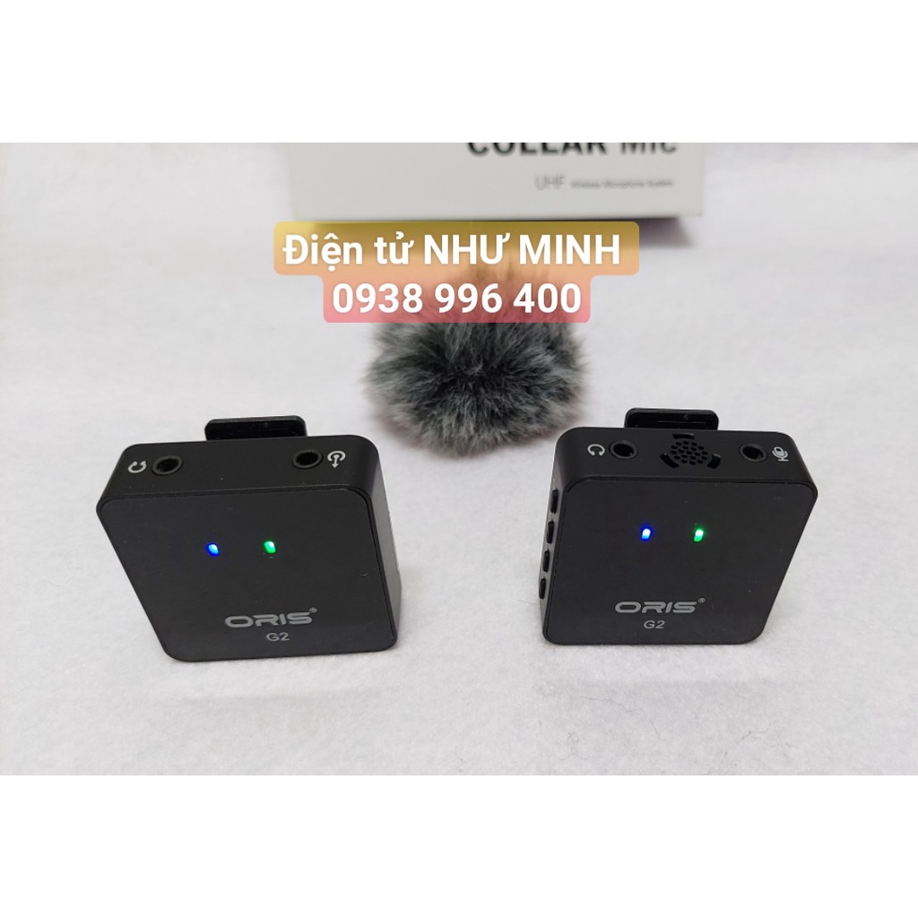Mic thu âm livestream cài áo ORIS G2 - mic thu âm kep cổ áo