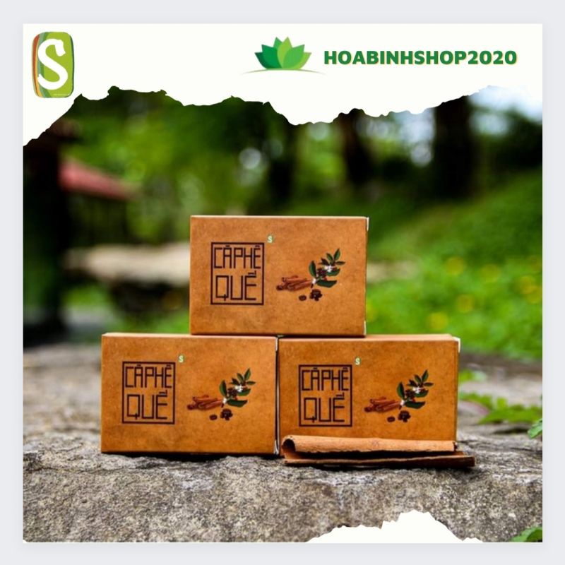 [CHÍNH HÃNG] Xà Bông HandMade Xà Bông Sinh Dược Cafe Quế 100gram Xà Phòng Tắm Sạch Da, Làm Ấm