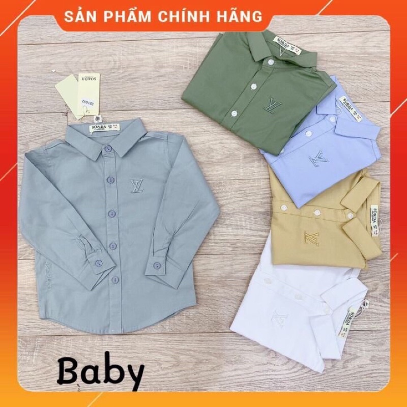 Áo sơ mi  dài tay cho bé trai