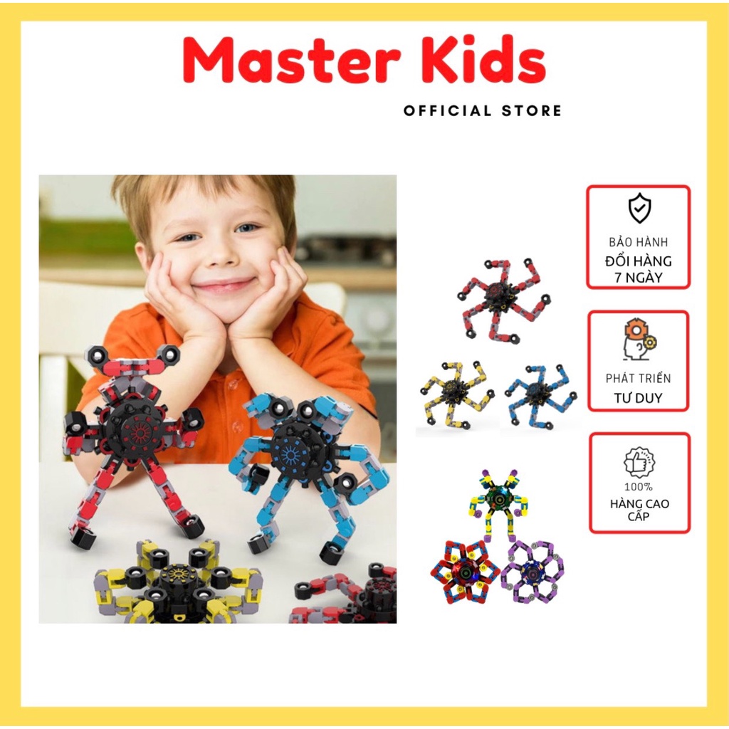 Đồ chơi con quay biến hình độc đáo vui nhộn tăng khă năng sáng tạo tư duy cho bé Masterkids