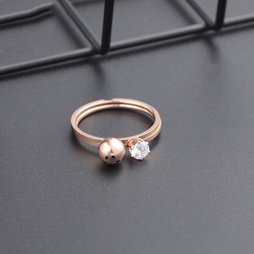 Bộ 2 Chiếc Nhẫn Mắt Cười Titan Ko Đen TT 2243