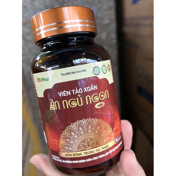 VIÊN ĂN NGỦ NGON TẢO XOẮN_ BỒI BỔ CƠ THỂ TỪ NẤM ĐÔNG TRÙNG HẠ THẢO