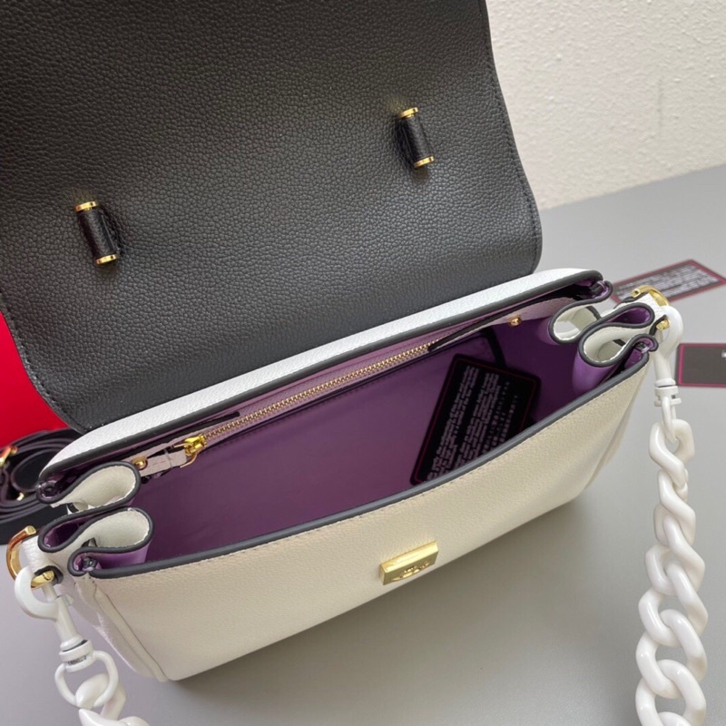 Túi xách/đeo vai dây xích sành điệu có nhiều màu medusa logo thương hiệu Versace da thật cao cấp