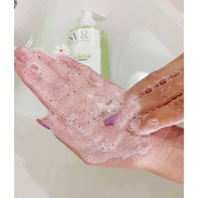 Sữa rửa mặt dạng gel làm sạch tăng đề kháng da SVR SEBIACLEAR GEL MOUSSANT 400ml