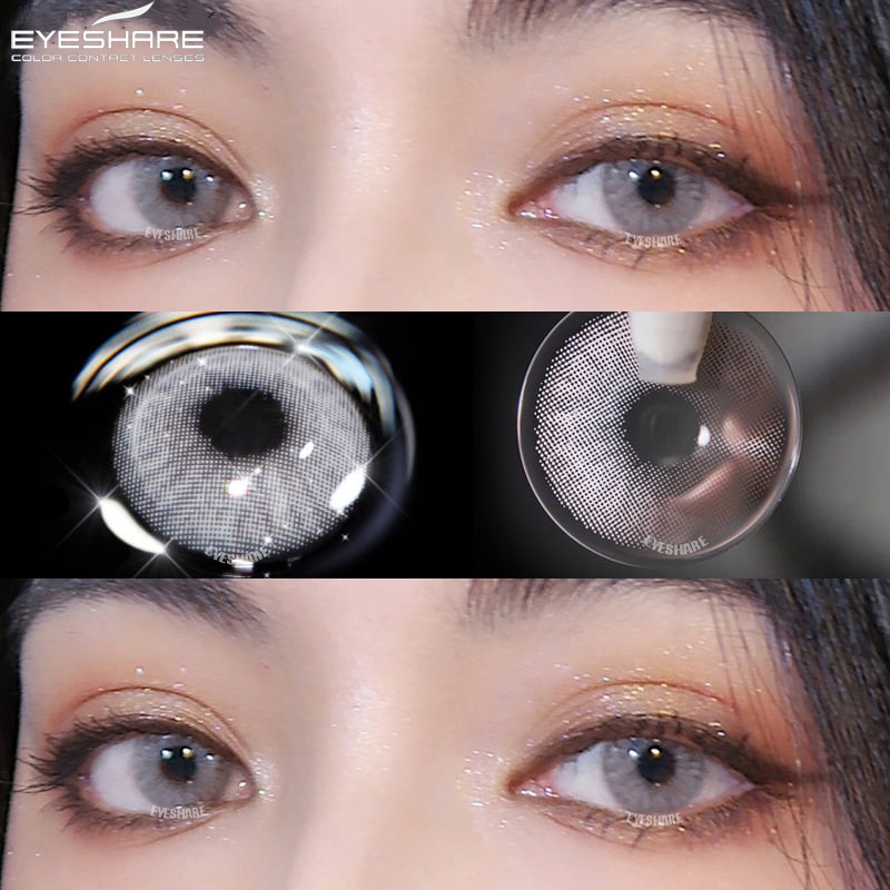Cặp kính áp tròng EYESHARE mềm mại màu sắc thời trang dành cho mắt