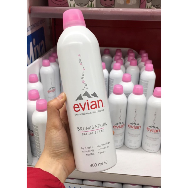 Xịt khoáng Evian 400ml