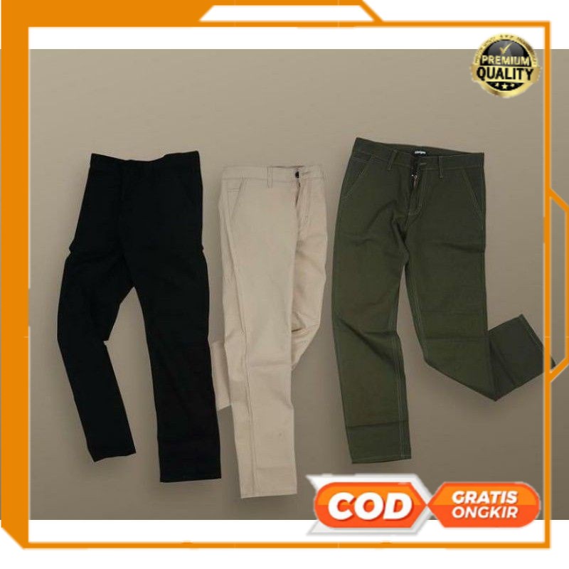 Quần Kaki Ống Đứng Dáng Ôm Phong Cách Công Sở Thời Trang Cho Nam Size 27-38