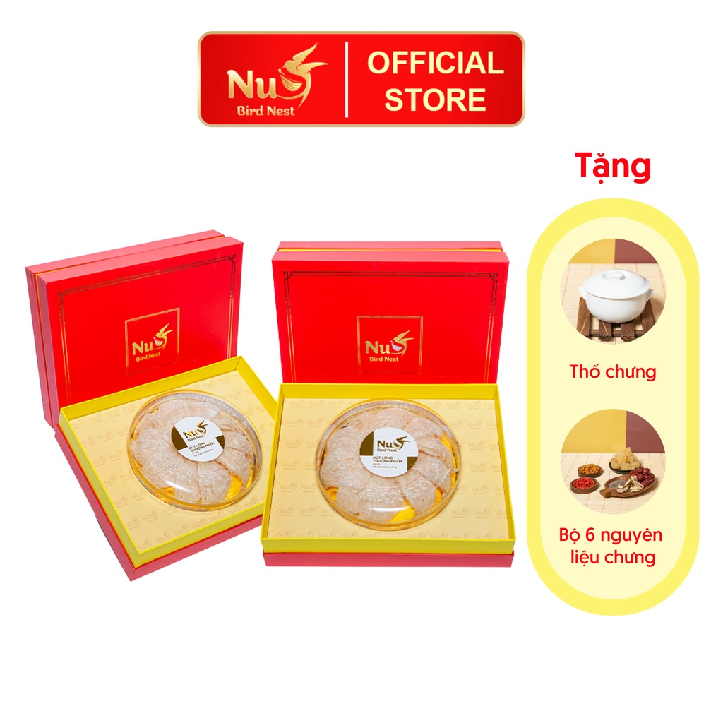 Yến tinh chế Nu Nest rút lông dòng Thượng Phẩm Combo 100gr