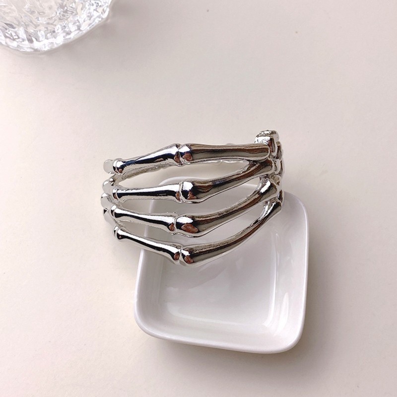 Youyo Vòng Đeo Cánh Tay Thiết Kế Hình Móng Vuốt Đầu Lâu Bùng Nổ Cho Nữ