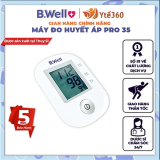 Máy Đo Huyết Áp Điện Tử Bắp Tay B Well PRO 35 | Sản Xuất Tại Thụy Sĩ | Bảo Hành 5 năm | TTYT Ngọc Khánh