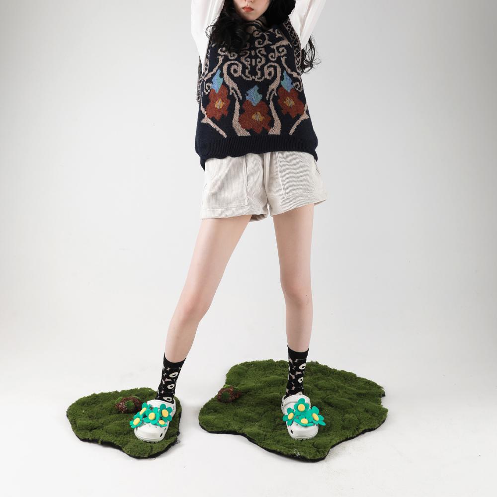 Tất Lưới Thoáng Khí Họa Tiết Hoa Xinh Xắn Cho Mùa Hè Của VANES1