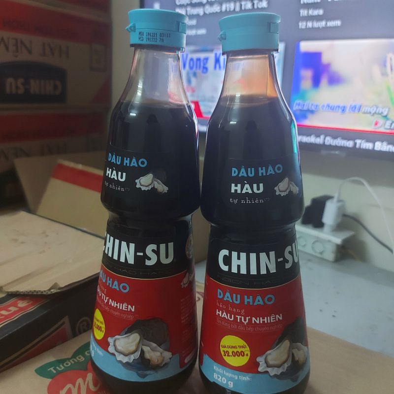 Dầu hào CHIN-SU hào tự nhiên 820g