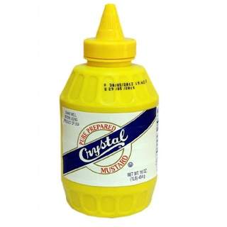 Mù tạt vàng crystal 454gr*12c/ pure prepared mustard crystal - nhập khẩu usa