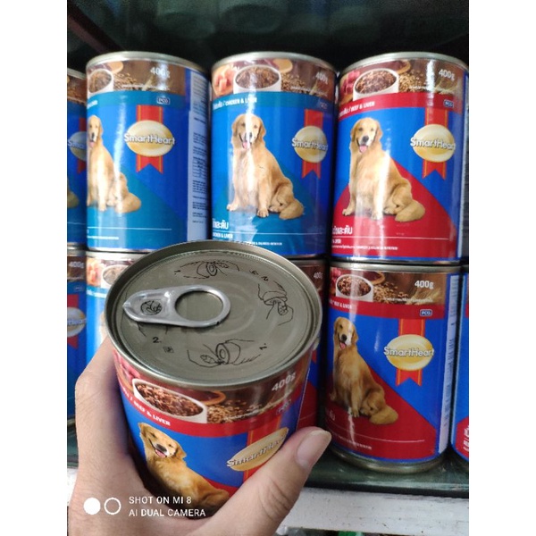 Pate cho chó Smartheart lon 400g vị bò, gà +gan!!!