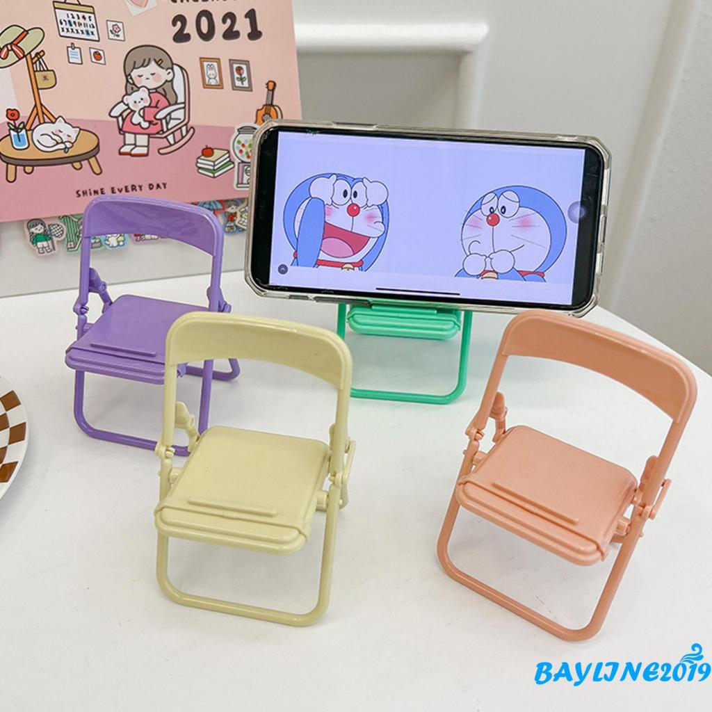 Giá đỡ điện thoại màu trơn thiết kế nhỏ gọn tiện dụng