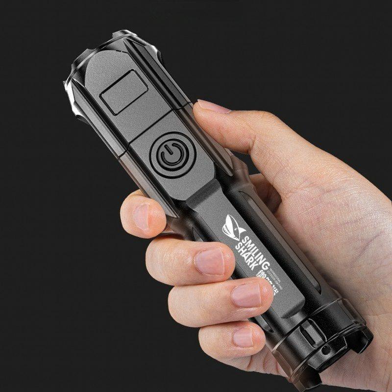 Đèn Pin Led Chiến Thuật Có Thể Sạc Lại Bằng Cổng USB