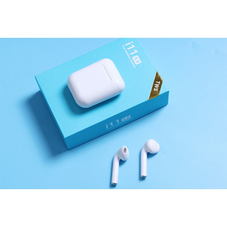 Tai nghe không dây bluetooth i11s bản cao cấp hộp xanh, nút cảm ứng - Tai Nghe Bluetooth i11 | BigBuy360 - bigbuy360.vn