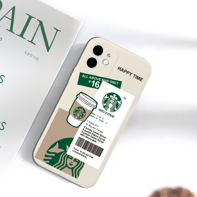 Ốp Lưng IP Starbuck cạnh vuông BVC 6/6plus/6s/6splus/7/7plus/8/8plus/x/xr/xs/11/12/13/14/pro/max/plus/promax