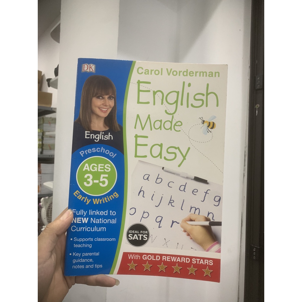 Sách - Early Writing Preschool Ages 3-5 - Home Learning - Carol Vorderman