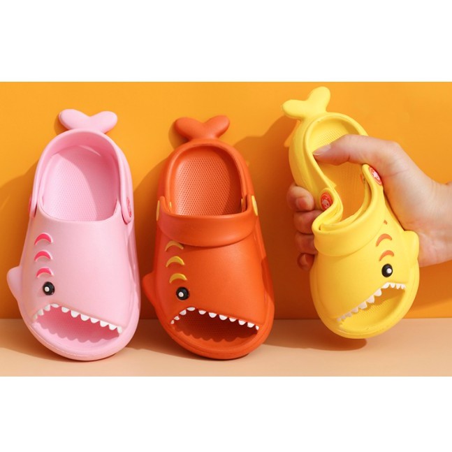 |FAMARAL2 giảm 10k cho đơn 50k|DÉP SỤC Baby Shark Ngộ Nghĩnh CHO BÉ (MẸ ĐO CHIỀU DÀI CHÂN BÉ)