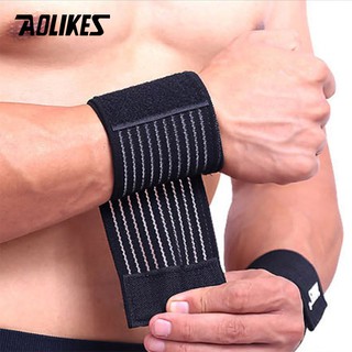 (1 Cặp) Aolikes AL 1526 40CM Đai cuốn cổ tay chống trượt chuyên gym CHÍNH HÃNG